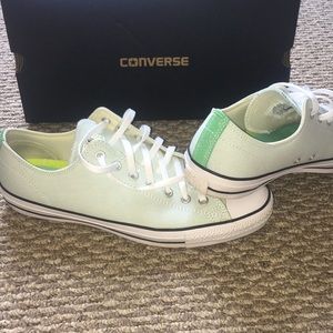 Converse Light Green Shoes Brand New